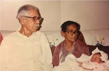  ?? FAMILY PHOTO ?? Fatima Syed’s grandparen­ts, S.G.M. Badruddin and Rahima Khatoon, migrated 70 years ago from India to Pakistan.