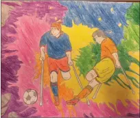  ??  ?? This picture is by sixth class pupil Fintan O’Sullivan from Aghatubrid NS. It collected ‘Senior County Winner’.