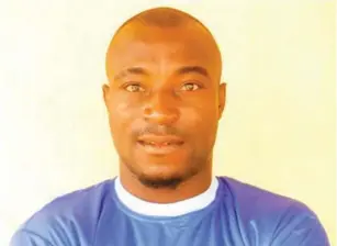  ?? Niger Tornadoes striker, Ebenezer Odeyemi ??