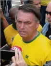  ?? (Photos EPA) ?? Luiz Inacio Lula da Silva espérait hier être élu au premier tour face au président sortant Jair Bolsonaro.