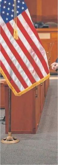  ?? ?? El gobernador Ron DeSantis en el Capitolio de Florida // AFP