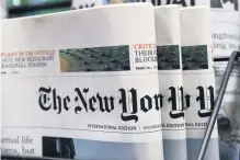  ??  ?? The New York Times’ Nicole Taylor says it is essential that Hong Kong continues to support the rights of a free press in Asia