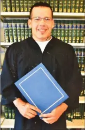  ??  ?? Dustin Monture received his high school diploma while incarcerat­ed.