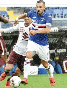  ?? GETTY IMAGES ?? Fabio Quagliarel­la, 36 anni, 154 gol in Serie A