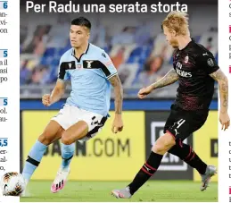  ?? GETTY ?? Joaquin Correa marcato da Simon Kjaer