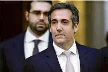  ?? Seth Wenig - 26.abr.2018/Associated Press ?? O advogado Michael Cohen