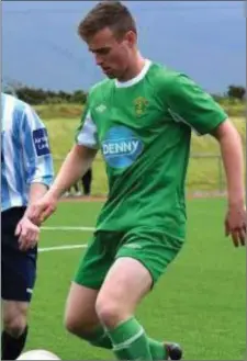  ??  ?? Kerry midfielder Darren Loughnane who played a hugely influentia­l match for the Kerry U-17s against Mervue United