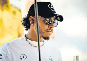  ??  ?? Biting back: Lewis Hamilton has given short shrift to Nico Rosberg’s opinions