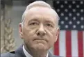  ??  ?? Kevin Spacey was hurriedly written out of the final season of House of Cards