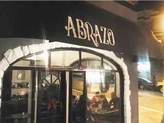  ?? Abrazo ?? Russian Hill’s former Zarzuela space is now home to Abrazo.