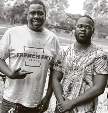  ?? Courtesy ?? Chef Boi Chops of The French Fry House, left, and the author, KeAndré Jordan of My SOUTHERN Brand.
