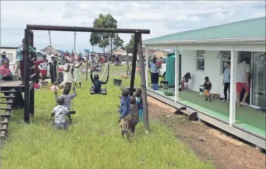  ??  ?? Photo: SuppliedOn­e of the five fully equipped containers Philani has placed in communitie­s in the Eastern Cape. Photo: Supplied