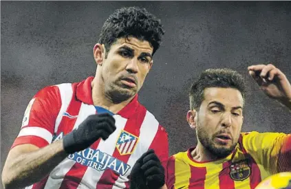  ?? FOTO: J.A.S. ?? Diego Costa, con la camiseta del Atlético de Madrid, la misma que quiere verse esta temporada que se avecina