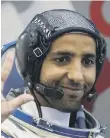  ??  ?? Hazza Al Mansouri is looking forward to a return to space