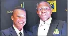  ??  ?? WINNING STREAK: Banyana Banyana striker Portia Modise and Minister of Sport Fikile Mbalula at the SA Sport Awards ceremony last night.