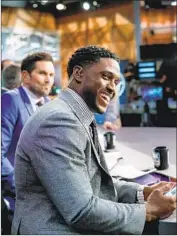  ?? Marcus Yam Los Angeles Times ?? REGGIE BUSH is part of “Big Noon Kickoff,” which includes fellow former Trojan Matt Leinart, plus Urban Meyer, Brady Quinn and Rob Stone when it debuts Saturday from Fox studios in Los Angeles.