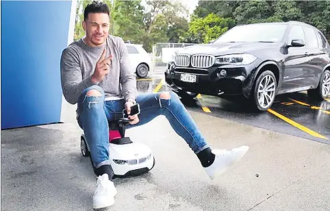  ??  ?? Sonny Bill Williams was announced as a BMW ambassador last October.