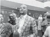  ?? CLARENCE HILL The Star-Telegram ?? Dallas Cowboys quarterbac­k Dak Prescott was recently interviewe­d by Dallas police as part of a continuing investigat­ion into an alleged sexual assault.