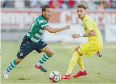  ??  ?? João Pereira capitaneou o Sporting ante o Villarreal