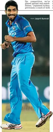  ??  ?? <<< Jasprit Bumrah