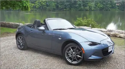  ??  ?? The Mazda MX-5 enters its fourth generation with the 2016 model. It is the best-selling two-seat sports car of all time with sales of more than one million units.