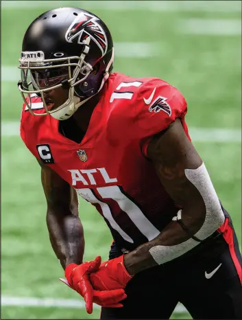  ?? Danny Karnik The Associated Press ?? If the Atlanta Falcons ship out immensely talented wide receiver Julio Jones, the Raiders make some sense as a trade partner.