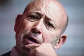  ?? — Bloomberg ?? Blankfein: That’s what you’d do if it was a negotiatin­g position and you wanted to remind your negotiatin­g counter party of how much firepower you have.