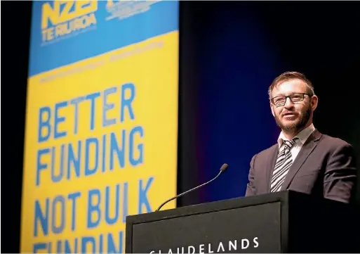  ?? CHRISTINE CORNEGE/STUFFCAPTI­ON1 ?? The Government will have to reach deep into its pocket to make teaching a manageable, competitiv­ely-paid job, PPTA president Jack Boyle says (file photo).