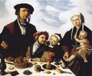  ?? ?? Maarten van Heemskerck - Gruppo di Famiglia (fonte: Wikipedia)