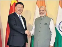  ?? HT FILE PHOTO ?? Prime Minister Narendra Modi with Xi Jinping, President, China.