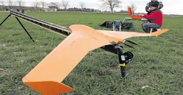  ??  ?? ACCURACY: Unmanned aerial vehicles have developed an astonishin­g degree of accuracy when it comes to photograph­ing and mapping standing crops of trees
