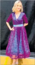  ?? PICTURES / SUPPLIED ?? Kristy Gillbanks modelling the Prospectin­g dress.