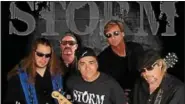  ?? SUBMITTED PHOTO ?? Our friends in STORM will be rocking the deck at Bowl-Grill this weekend.