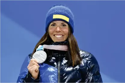  ?? Bild: ANDERS WIKLUND/TT ?? SILVER. Andra medaljen i OS i Pyeongchan­g bärgad för Kalla som tog silver på tio kilometer.