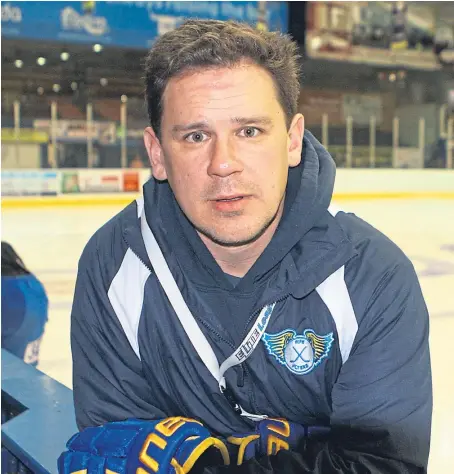  ?? Picture: Dougie Nicolson. ?? Todd Dutiaume is to extend his lengthy spell with Fife Flyers after signing a new deal.