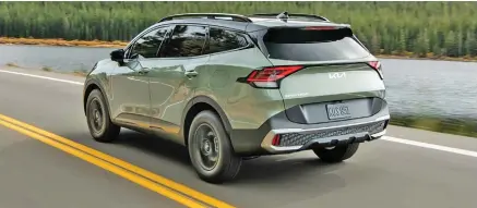  ?? ?? All new adventure ready 2023 Kia Sportage.