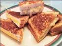  ?? Frank Whitman / For Hearst Connecticu­t Media ?? A platter of grilled cheese sandwiches for Sunday supper.