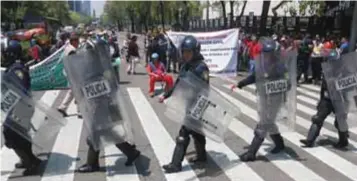  ?? | CUARTOSCUR­O ?? Paseo de la Reforma será uno de los puntos más afectados por las marchas de hoy.