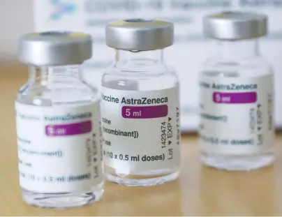  ?? LEONHARD FOEGER/REUTERS ?? Some fear a statement by Canada's immunizati­on advisory committee concerning AstraZenec­a's COVID-19 vaccine could increase vaccine hesitancy or vaccine shopping, Vaughn Palmer writes.