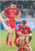  ?? Picture: Mark Kolbe/Getty ?? DEJECTED: Dragons star Corey Norman after the final siren.