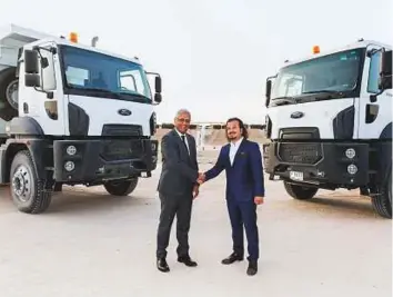  ??  ?? Al Tayer Motors, the official Ford Trucks importer-dealer in the UAE, launched the new 6x4 Tractor Head series (3543T) at an event in Dubai.