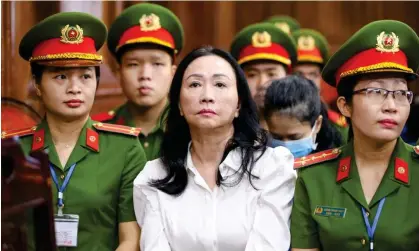  ?? Photograph: EPA ?? Truong My Lan, chair of Van Thinh Phat Holdings, during her trial in Ho Chi Minh City.