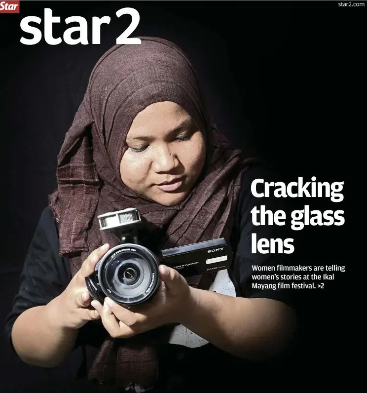  ??  ?? Nora Nabila, the filmmaker. — AZMAN GhANi / The Star