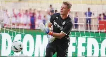  ?? (Photo J.-F. O.) ?? Alors qu’il est prêté à Monaco par le Bayern jusqu’en juin prochain, Alexander Nübel pourrait retourner en Bavière cet hiver. Ce n’est pas la tendance mais le mercato sera long.