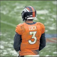  ?? HELEN H. RICHARDSON / The Denver Post ?? Quarterbac­k Drew Lock and the Broncos’ offense rank 28th in the league in scoring with an average of 19.3 points per game.