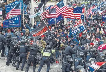  ?? ROBERTO SCHMIDT AFP VIA GETTY IMAGES FILE PHOTO ?? Until the Republican party rids itself of the monstrous components that led to the storming of the U.S. Capitol on Jan. 6, it will remain mired in its subservien­ce to Donald Trump, Rosie DiManno writes.