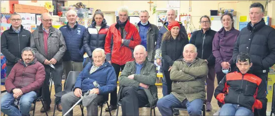  ?? (Pic: John Ahern) ?? READY TO ROLL: Kildorrery Point-to-Point committee is fortunate to have a large and active group of volunteers at their disposal - some of these individual­s were in Kildorrery Hall last Monday evening to finalise plans for next Sunday’s races.