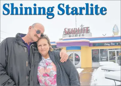  ?? COLIN MACLEAN/JOURNAL PIONEER ?? Arlene and Randy Bruinsma, formerly of Alberta, purchased Summerside’s Starlite Diner a little more than a year ago and have been working to restore and upgrade it ever since.