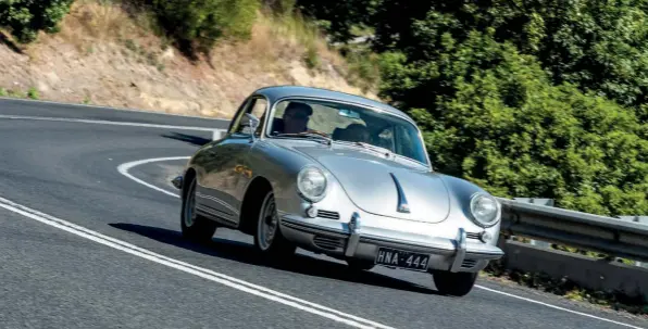  ??  ?? Above Dave’s Super 90 is the first of two 356 T6 models delivered to Australia