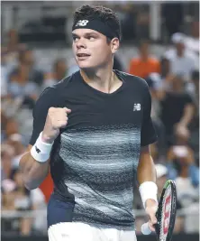  ??  ?? Milos Raonic - Archives